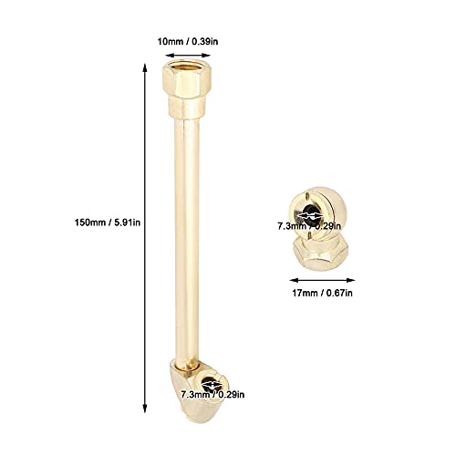 1/4-Inch Internal Thread Pump Nozzle + Pump Rod Pneumatic Tools Tire Inflator Accessory Pump Nozzle Air Chuck Pneumatic Tools for, Car, Motorcycles, Off-road vehicles (1/4)