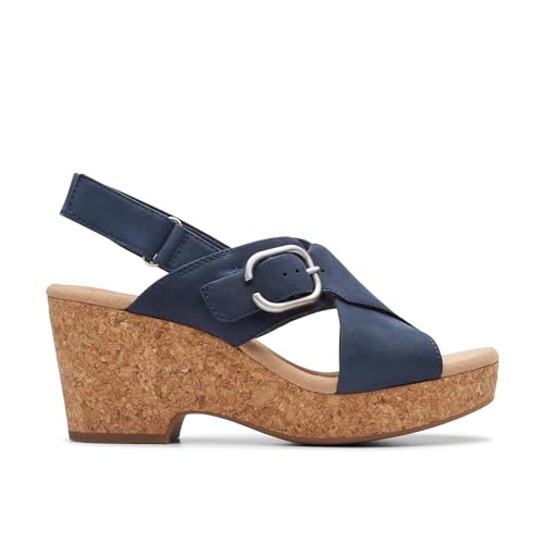 Image of Clarks Collection Women's Giselle Dove Wedge Sandal