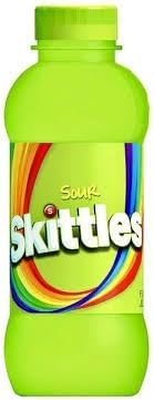 SKITTLES™ Candy Flavored Drink - Sour Flavor | Bulk Candy Drinks with Fruity Flavors | 12 Fl oz. Bottles, Pack of 12