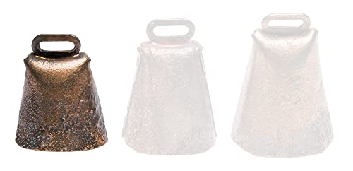 Januel - Sonnaillon Bell Handmade Brass-Plated Steel France No. 0 - Height 35 mm, Multicolored, Hauteur 35mm - Image 2