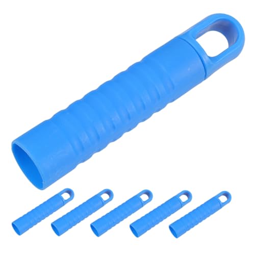 Didiseaon 6pcs Plastic Broom Handle End Caps Replacement Grips for Mop Rods Antislip Design with Hanging for Convenient Storage Space Saving Organization for Home Commercial Cleaning
