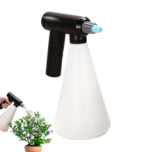 Botella eléctrica con atomizador – Regadera recargable de mano – Botella rociadora de agua automática | para interior y exterior, bonsái, hogar, oficina, apartamento, jardín, patio