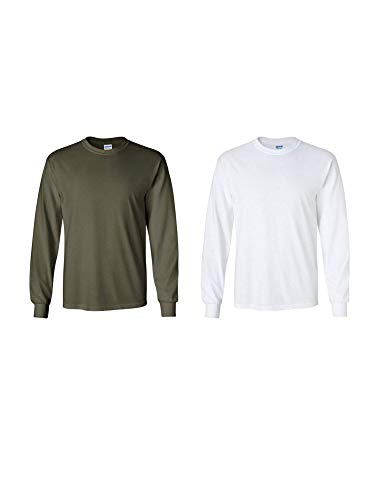 Image of Gildan Men's Ultra Cotton Long Sleeve T-shirt, Style G2400