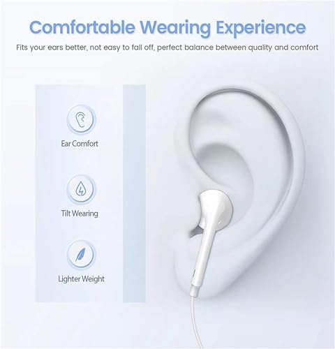 Image of GAXIWILO 2 Packs for iPhone Headphones Wired Earbuds | Earphones with Built-in Microphone & Volume Control HiFi Stereo Nosie Reduction Compatible for 14 13 12 11 Pro Max | Earphones with Built-in Microphone & Volume Control HiFi Stereo Nosie Reduction Compatible for 14 13 12 11 Pro Max
