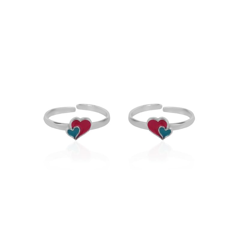 925 Silver Double Heart Toe Ring - Romantic & Symbolic | Gift for Every Occassion | With Certificate of Authenticity and 925 Stamp | 6 Month Warranty-image-45