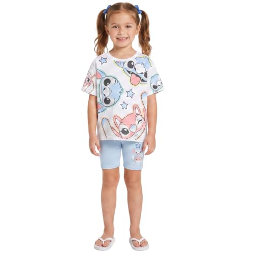 Image of Disney Lilo & Stitch Girls T-Shirt & Shorts Set, Sizes 4-16