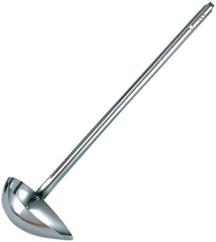 Sanho Sangyo BLCH502 Long Handle, Horizontal Ladle, 5.0 fl oz (144 cc), 18-8 Stainless Steel, Japan