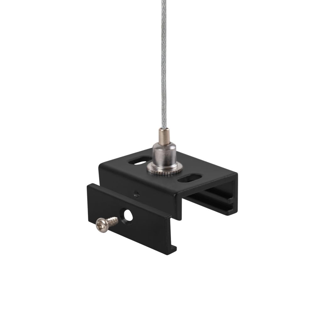 Greenice Suspensión para Carril Trifásico Negro 1 Metro [HO-SUS-T-N]