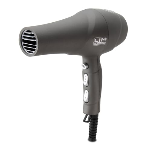 Secador de cabello LIM HAIR AM1 6.0 2400 W nano silver. El secador PROFESSIONAL con la máxima potencia y durabilidad para uso en salón de peluquería. Ligero.