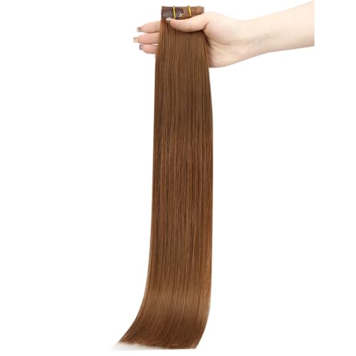 Image of Full Shine Seamless Clip in Extensions, Light Copper, Thick Ends | Invisible Hair Extensions, 20 Inch 95g 4 Pcs, Scalp Coverage, Soft Silky, Holiday Events, Long Hair