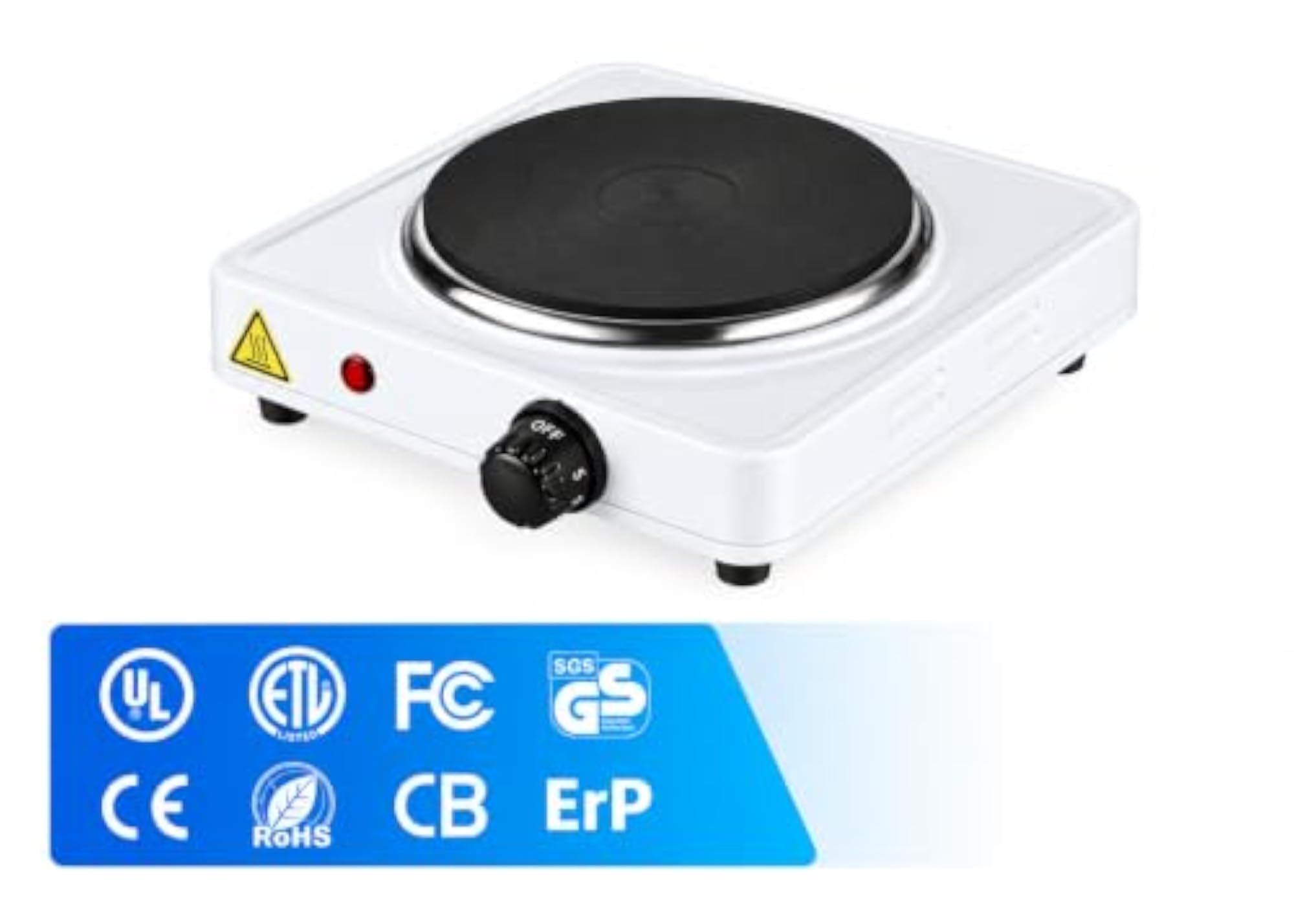 Single Burner Electric Hot Plate 1000W