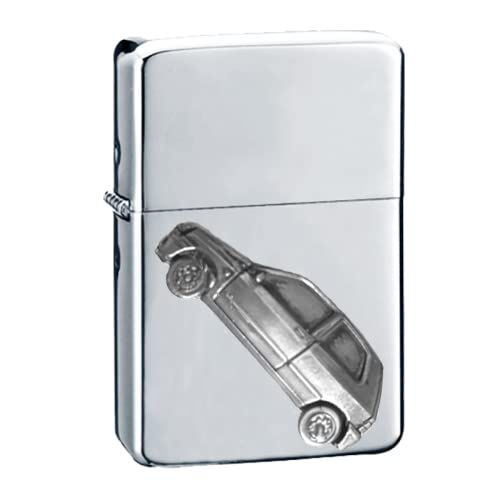 Briquet à essence Clio 337 argenté pour vos soirées et sorties