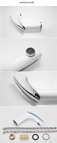 Mitigeur de lavabo design carré chrome brillant en laiton pour salle de bain