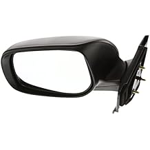 GO-PARTS - Manual Adjust Mirror for Toyota Yaris 2007-2011, Left Driver, Manual Folding, Non-Heated, Paintable, Hatchback, Replacement 2007 2008 2009 2010