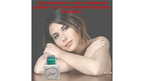 Dermaroller in Titanio Aghi 0,5 Mm per Corpo/Viso
