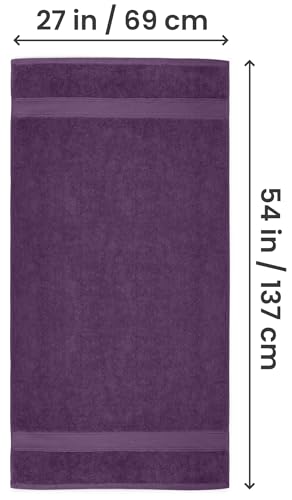 Utopia Towels - 4er-Pack Badetücher Set Premium 100% ringgesponnene Baumwolle 69 x 137 cm Handtücher, sehr saugfähig, weiches Gefühl Duschtücher (Grau)