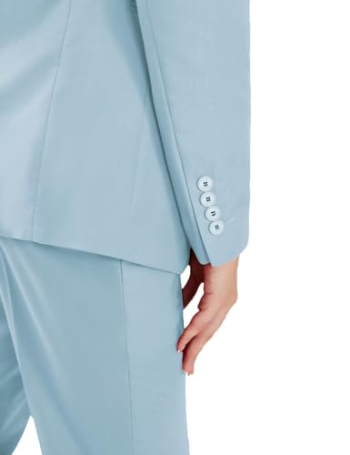 Women's 3 Piece Office Lady Business Suit Set Slim Fit Blazer Vest Pant One Button Pant Suits Set for Work 5