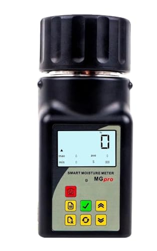 スマート穀物水分計 25種類対応 トウモロコシ 米 小麦 ピーナッツ コーヒー豆 種子 エンドウ豆 湿度計 湿度テスター デジタル分析装置