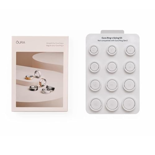 Oura Ring 4 Sizing Kit - Size Before You Buy Oura Ring 4 - Unique...