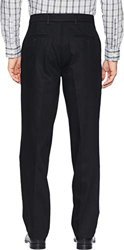 DOCKERS® Men's Relaxed Fit Signature Khaki Lux Cotton Stretch Pants, Black, 38W x 29L - image 3