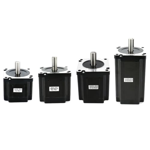 Moteur pas à pas Nema 34 3A 6Nm 100mm arbre unique 14mm pour machine CNC 3 axes