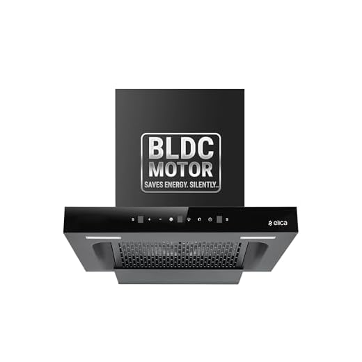 Elica 60cm 1425 m3/hr Filterless Autoclean Kitchen Chimney T-Shape with BLDC Motor and 15 Years Warranty (SPT FL 600 BLDC HAC LTW MS NERO)
