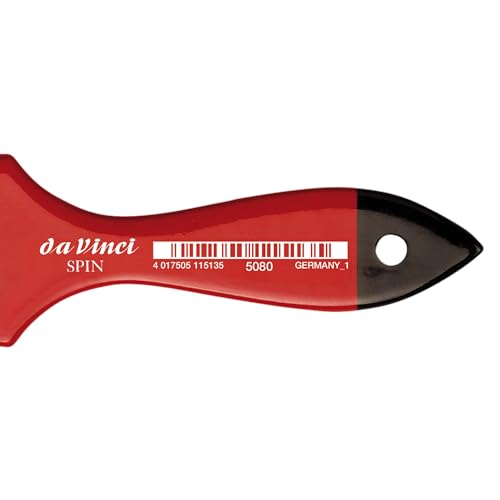 Image of da Vinci Watercolor Series 5080 CosmoTop Spin Paint Brush, Wash Synthetic with Red Handle, Size 40 (5080-40)
