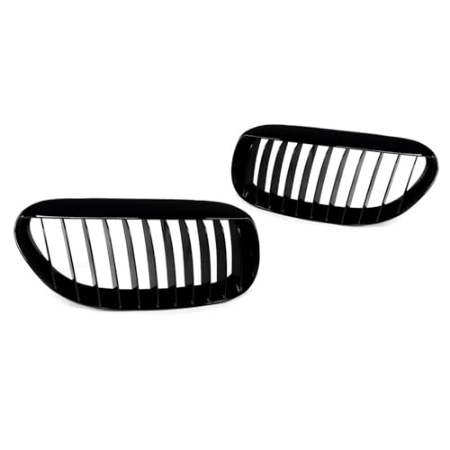 Grille calandre avant pour remplacer plastique terni BMW Série 6 E63 E64 - 4