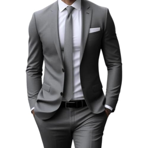 Terno Slim Masculino Corte Italiano Executivo - Calça e Blazer