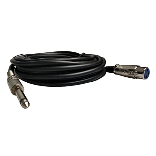 Cabo para Microfone Profissional P10 Mono Xlr 5 Metros