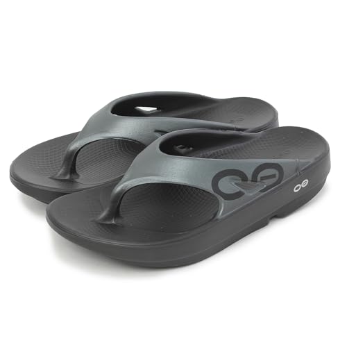 [ウーフォス] ウーオリジナル スポーツ 1001 サンダル メンズ レディース M8/W10(27cm) 01.ブラック×グラファイト [並行輸入品]