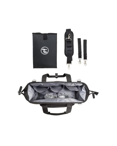 Sac à langer Twistshake 15 L noir avec matelas et compartiments biberons