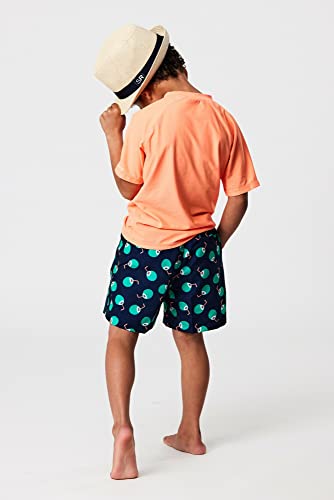 Snapper Rock Boys' Tangerine Ss Rashguard Top (Toddler/Little Big Kids)3