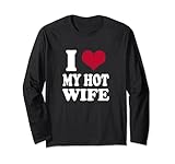 Photo Gallery i heart my hot wife maglia a manica Photo Gallery i heart my hot wife maglia a manica