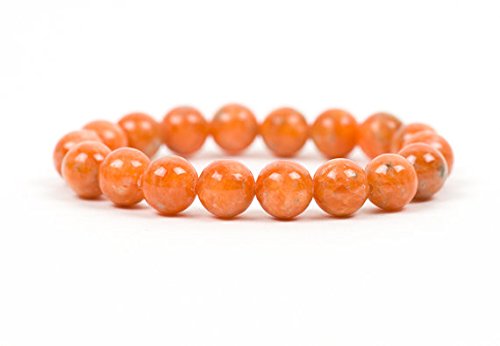 AAA++ Rare Quality Orange Calcite Gemstone Bracelet, Natural Stretch Bracelet, Gemstone Bracelet, Handmade Jewelry, Gemstone Jewelry, Unique-Gift-for-Wife 10mm Code- WAR11162