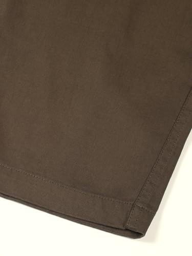 Image of Thomas Scott Men's | Solid | Light Weight | Breathable Fabric | Mid Rise | Regular Fit | Cotton Blend | Button Waist | Cargo | Trouser | Pants