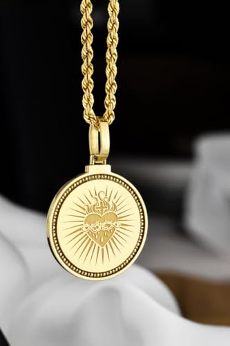 Colgante de plata de ley 925 chapado en oro con grabado japonés de 28 mm 2