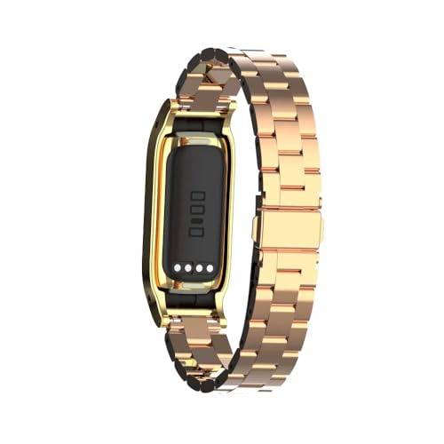 Image of Compatible with Fitbit Luxe Bands,Stainless Steel Metal Replacement Strap Wrist Band Compatible for Luxe Fitness Tracker