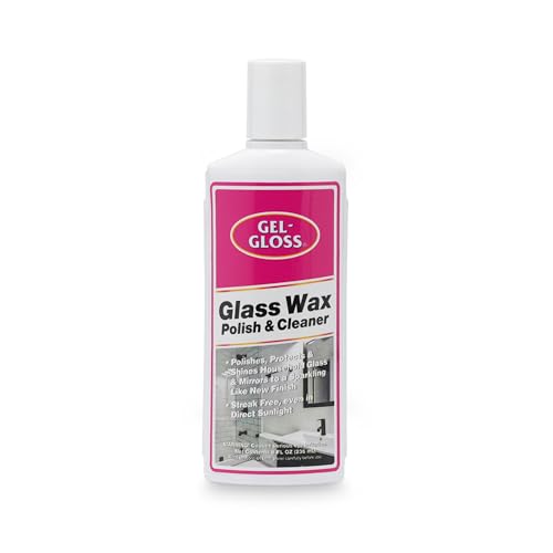 Gel-Gloss No Streek Glass Wax Polish, 8 Fluid...