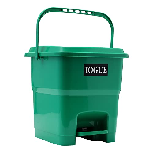 Image of Plastic Bio Medical Pedal Garbage Waste Dustbin 16 LTR (GREEN)