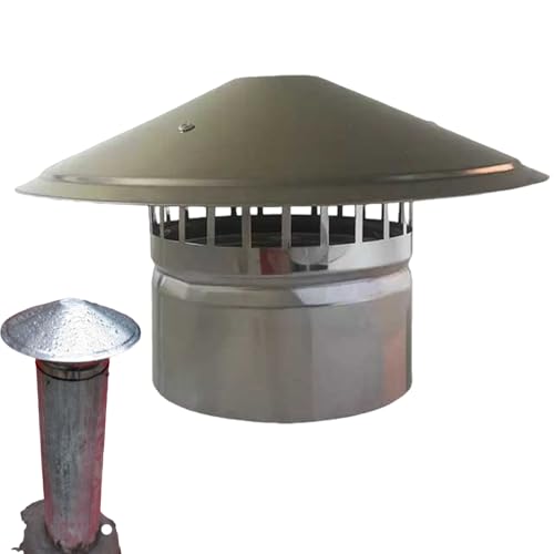 Cubierta de chimenea para estufa exterior ideal para terrazas y jardines rústicos 2