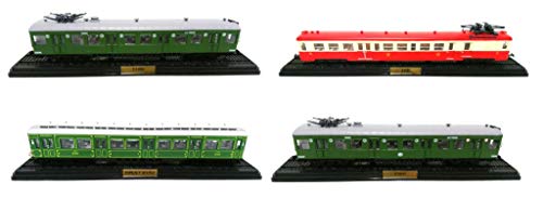 Train Locomotive SNCF Ho 1/87 OPO 10 : Lot de 4 motrices haute fidélité