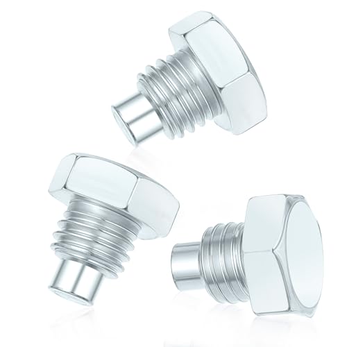 Image of 3Pcs Horizontal Floor Jack Parts Pressure Rod Fixed Screw for Hydraulic Top Handle, Stainless Steel Jack Rod Extension Screws Accessories for Car Floor Jacks
