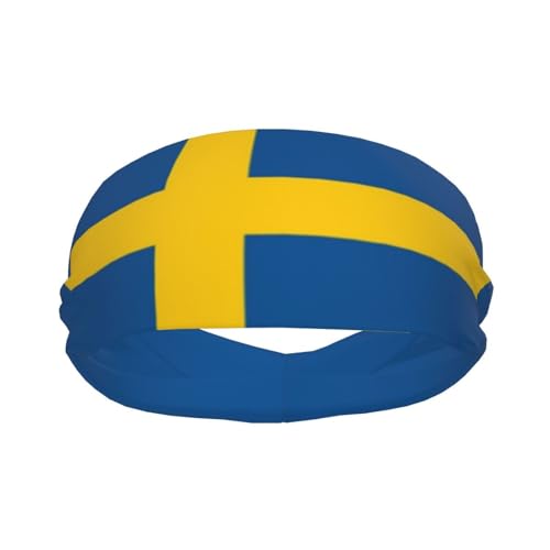Image of Cute Flag Headbands Women Men Flag Sweatband Sports Headband for Running, Cycling, Yoga Gym, Working Out