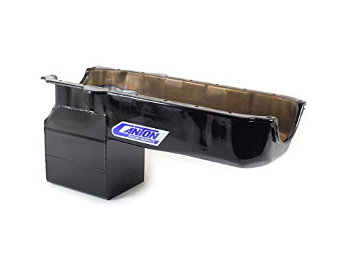 Image of Canton Racing Products 16-100 Oil Pan (Small Block Chevy S10 Truck Conversion Black Powder Coat), 1 Pack