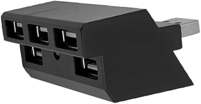 Thumbnail för USB-hubb med 5 portar USB 3.0 2.0 - laddningsadapter - ersättningssplitter för Playstation 4 Pro