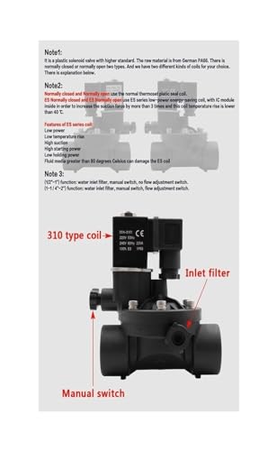 Électrovanne normalement ouverte 12V pour gestion eau et arrosage