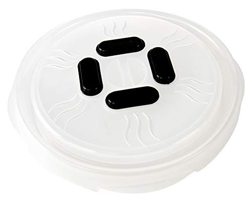 HOME-X Collapsible Multi-Function Microwave Lid Microwave Cover for Food - 10” Diameter
