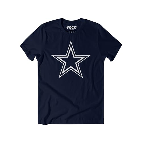 Image of FOCO Men's NFL Team Primary Logo Black Short Sleeve T-Shirt