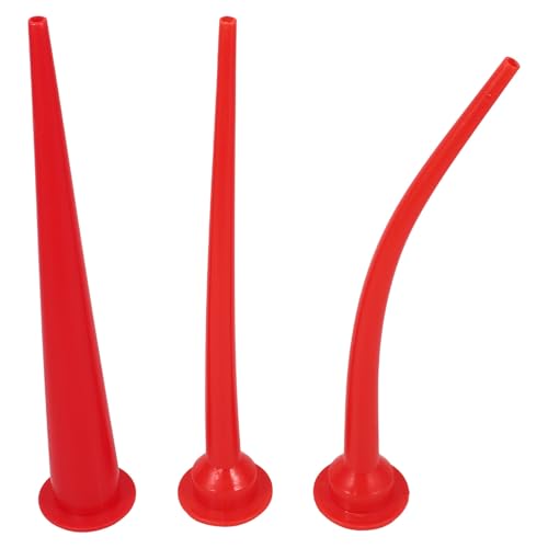 BESPORTBLE Aplicador de boquillas de calafateo 3 piezas en material PP, boquillas pistola surtidas para calafateo con aplicación limpia en trabajos DIY